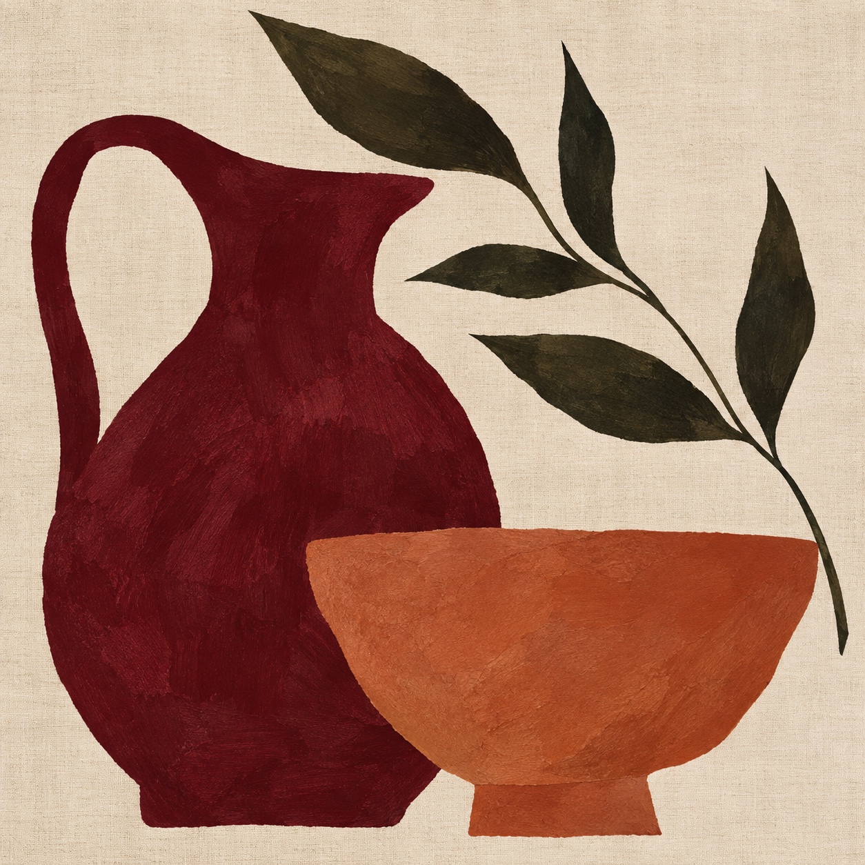 Bordeaux Still Life original artwork