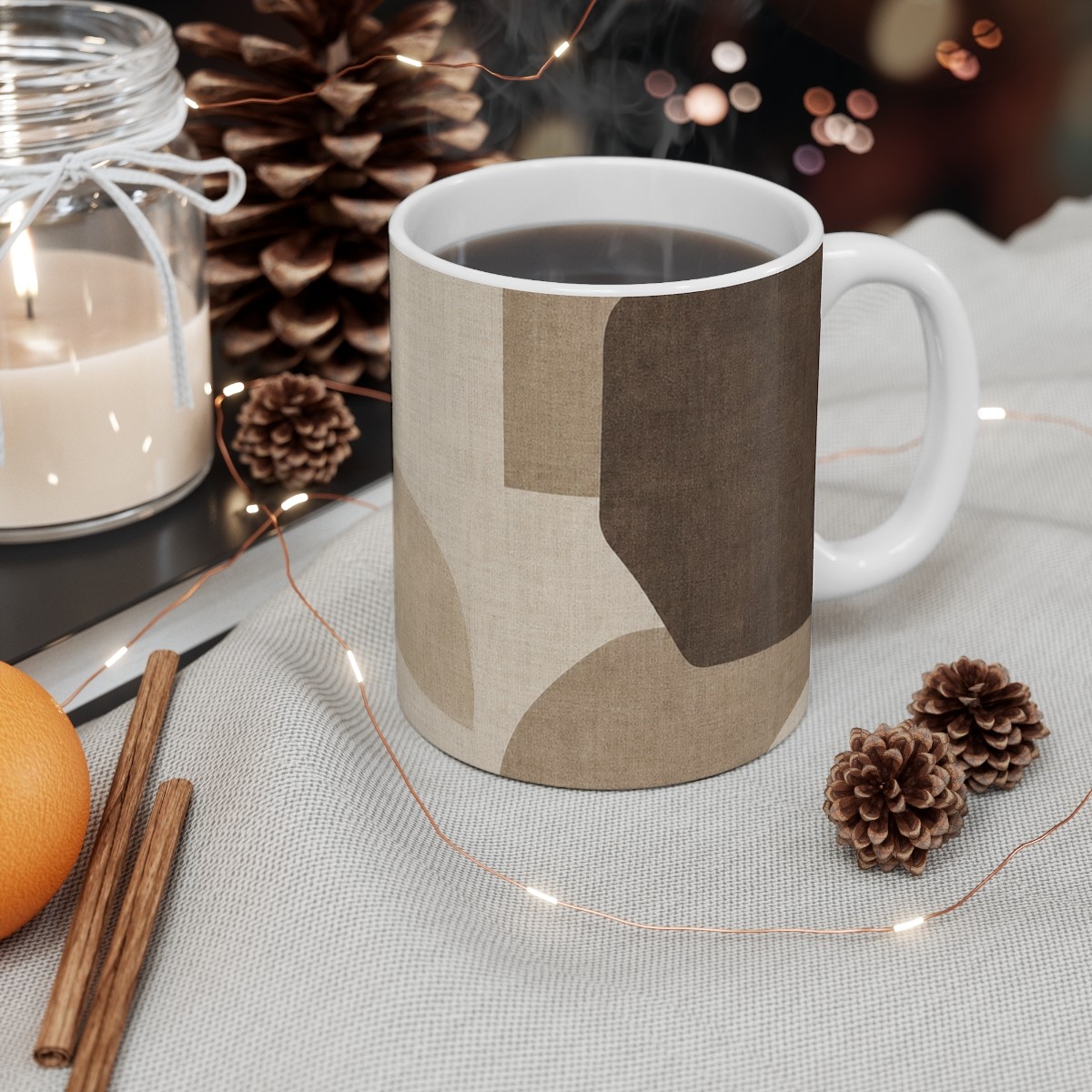 Quiet Arches Ceramic Mug, view 4