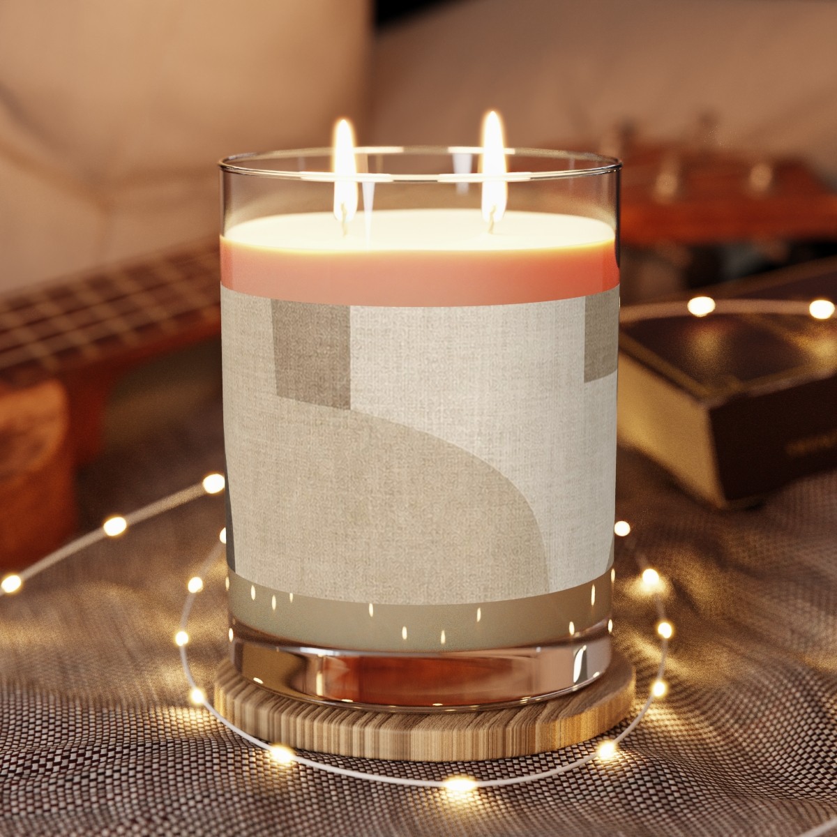 Quiet Arches Glass Candle, view 6