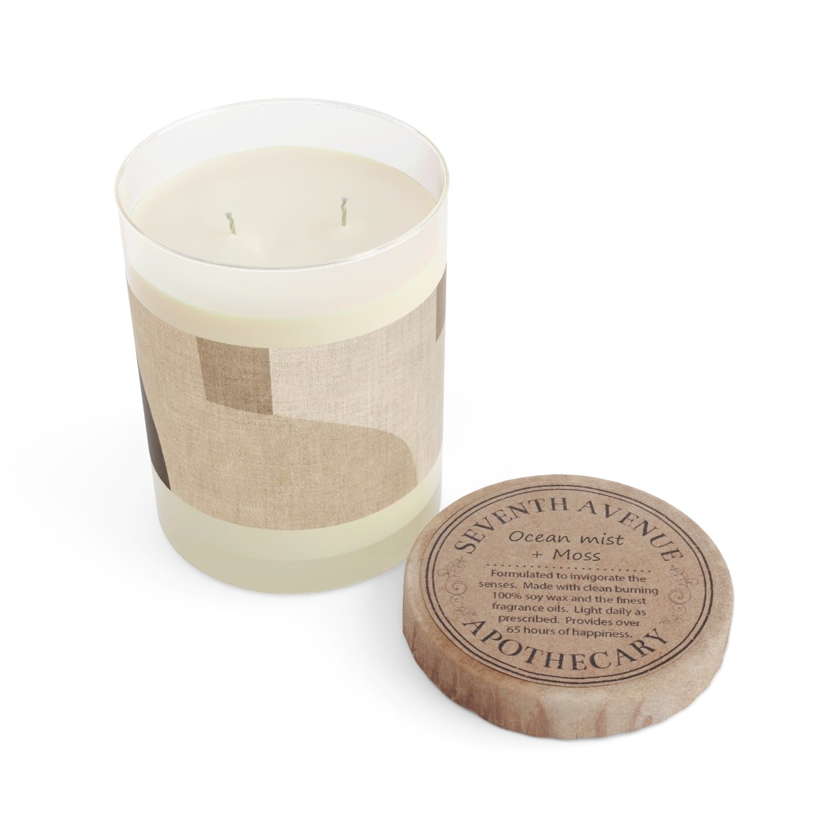 Quiet Arches Glass Candle, view 7