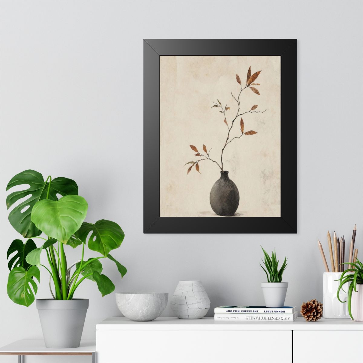 Still Branch Framed Art Print, view 4
