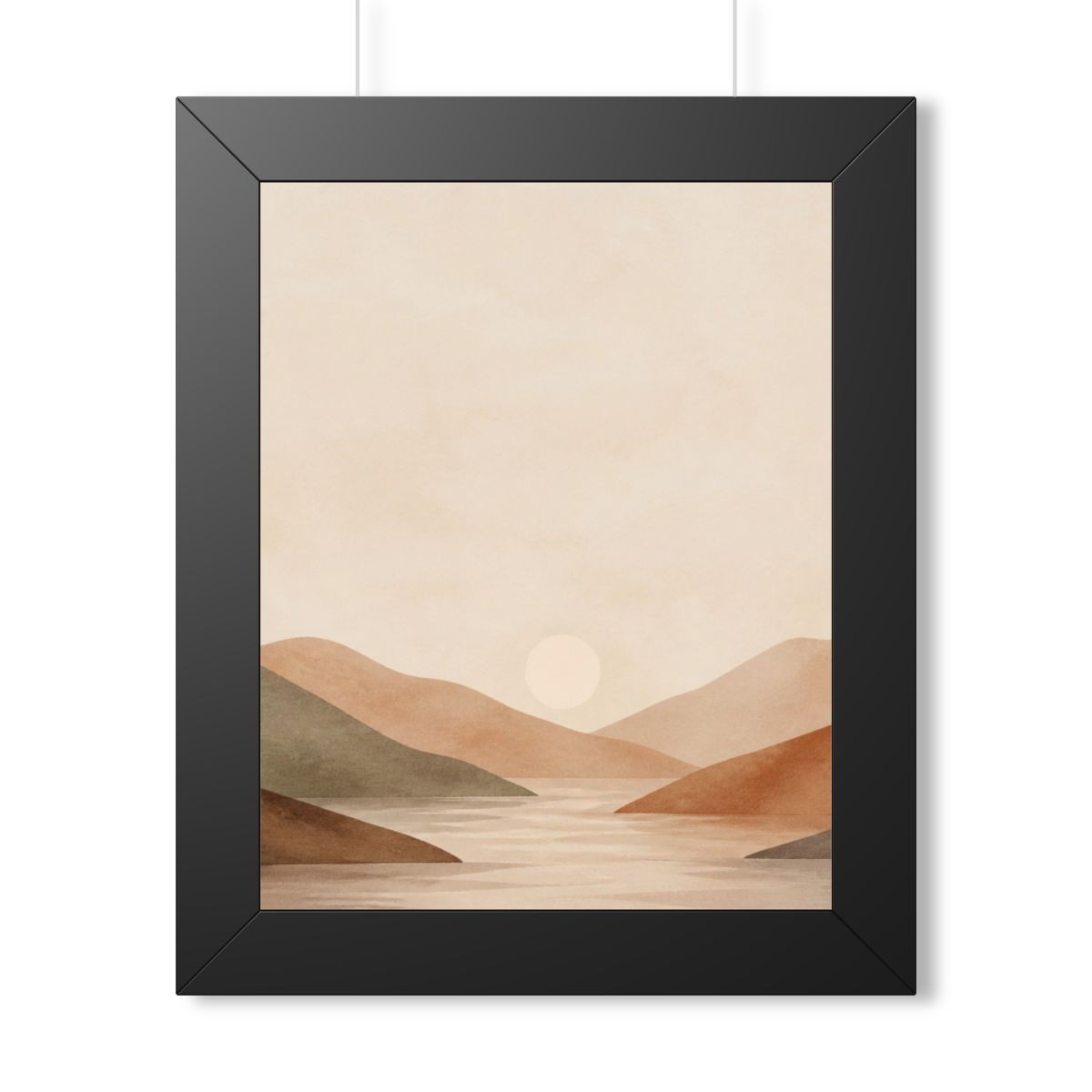 Amber Field Framed Art Print