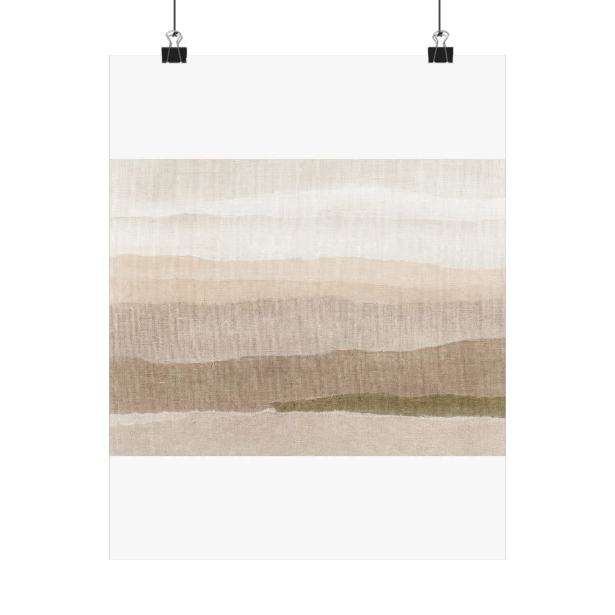 Linen Horizon Matte Art Print