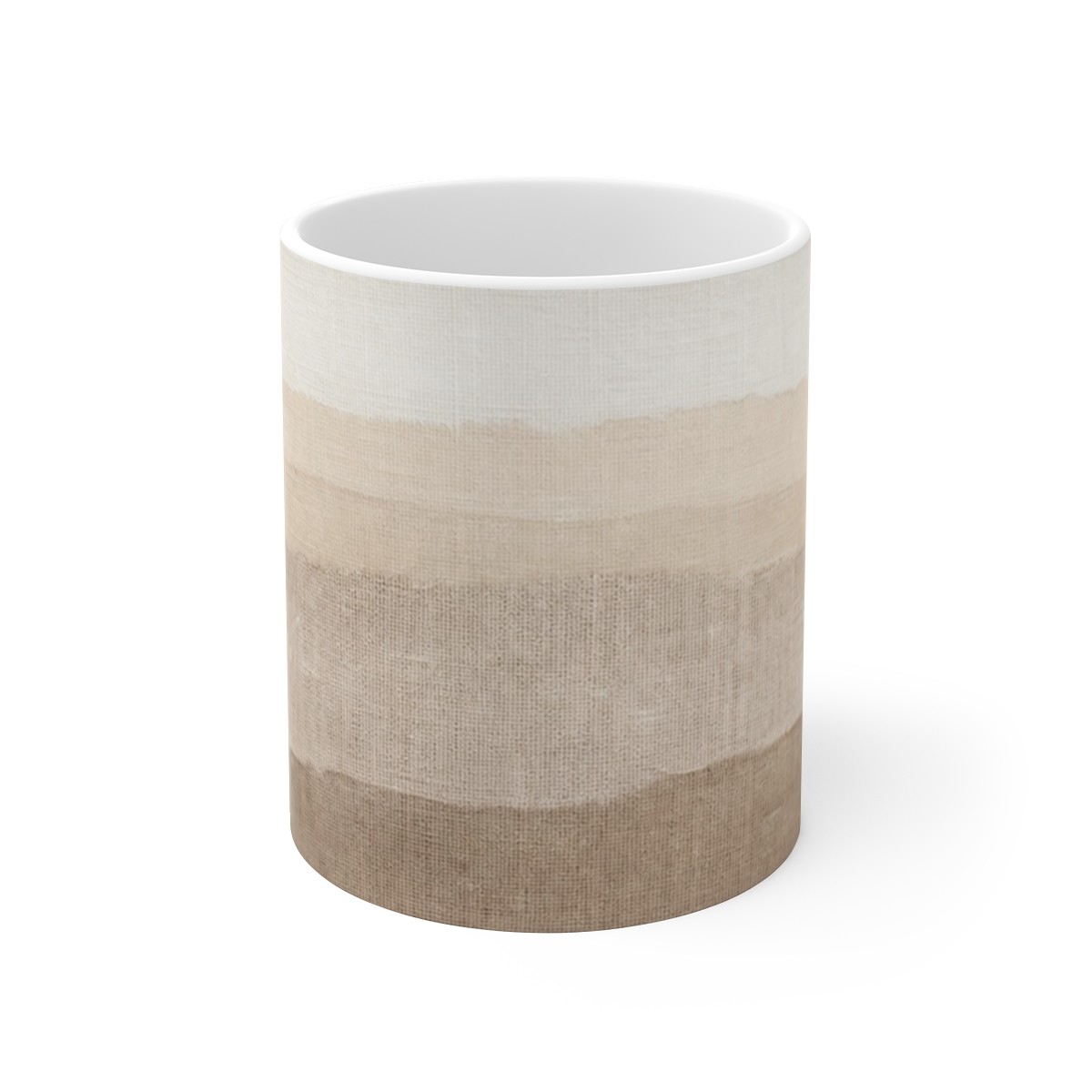 Linen Horizon Ceramic Mug