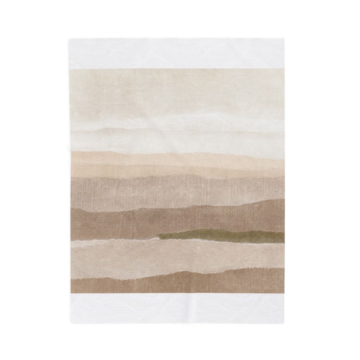 Linen Horizon Plush Blanket, view 1