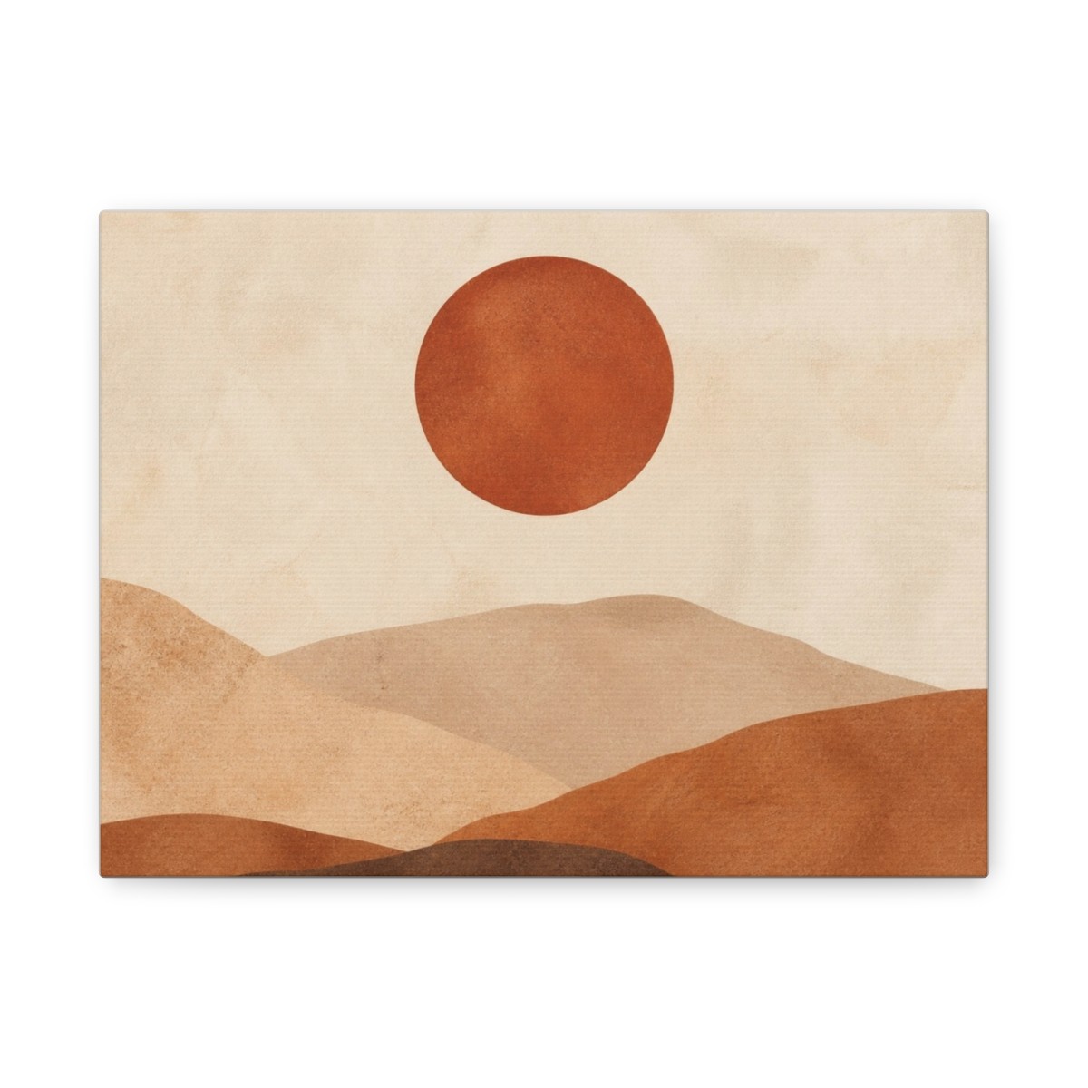 Terracotta Moon Gallery Canvas