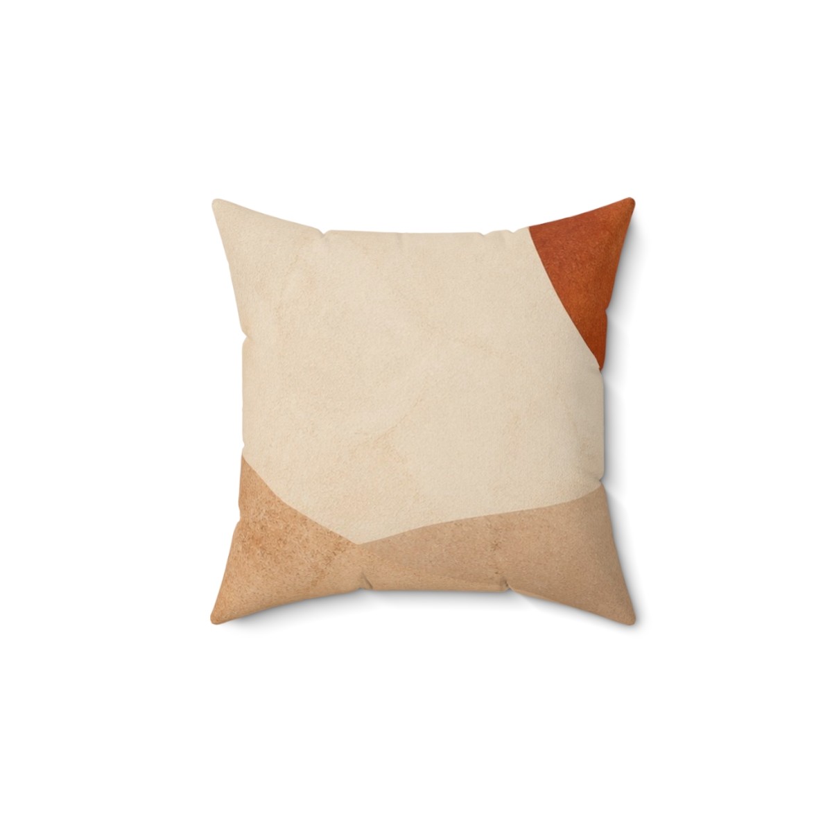 Terracotta Moon Square Pillow, view 1