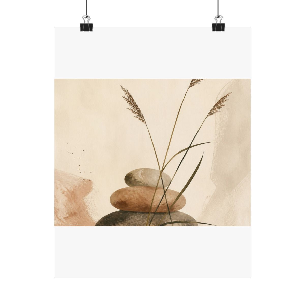 Reed and Stone Matte Art Print