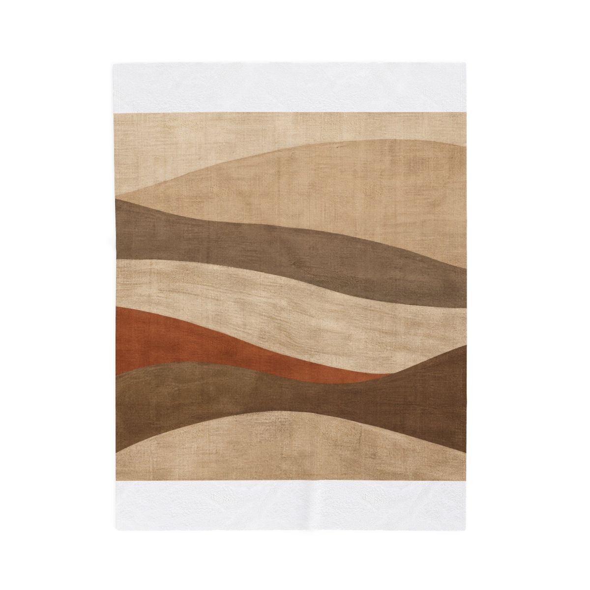 Dune Rhythm Plush Blanket