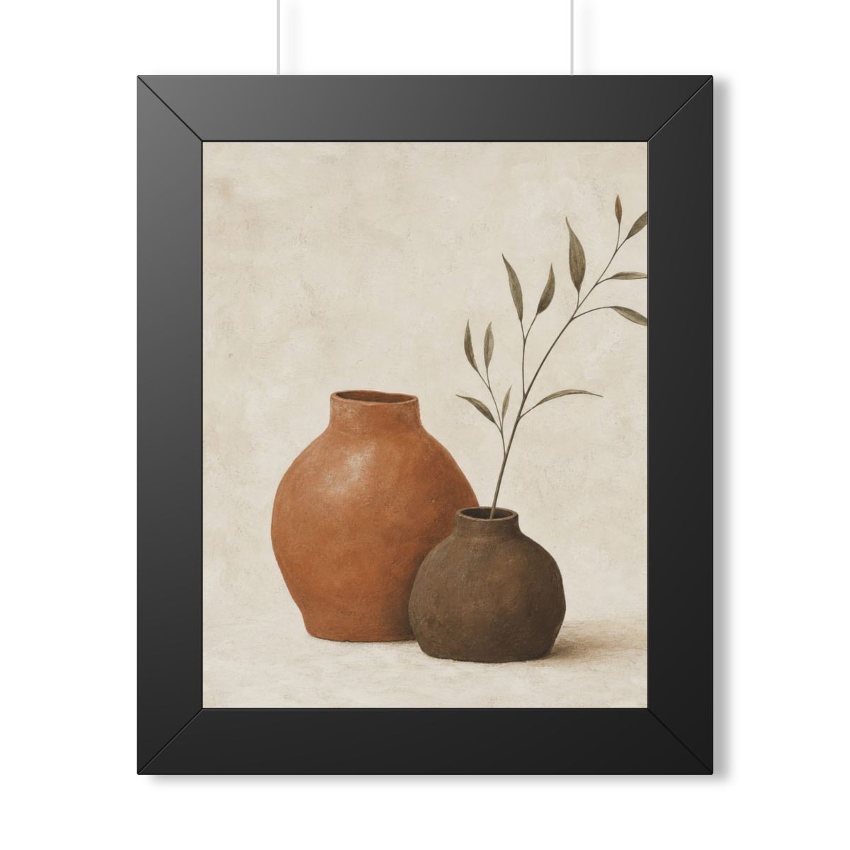 Clay Vessel Framed Art Print