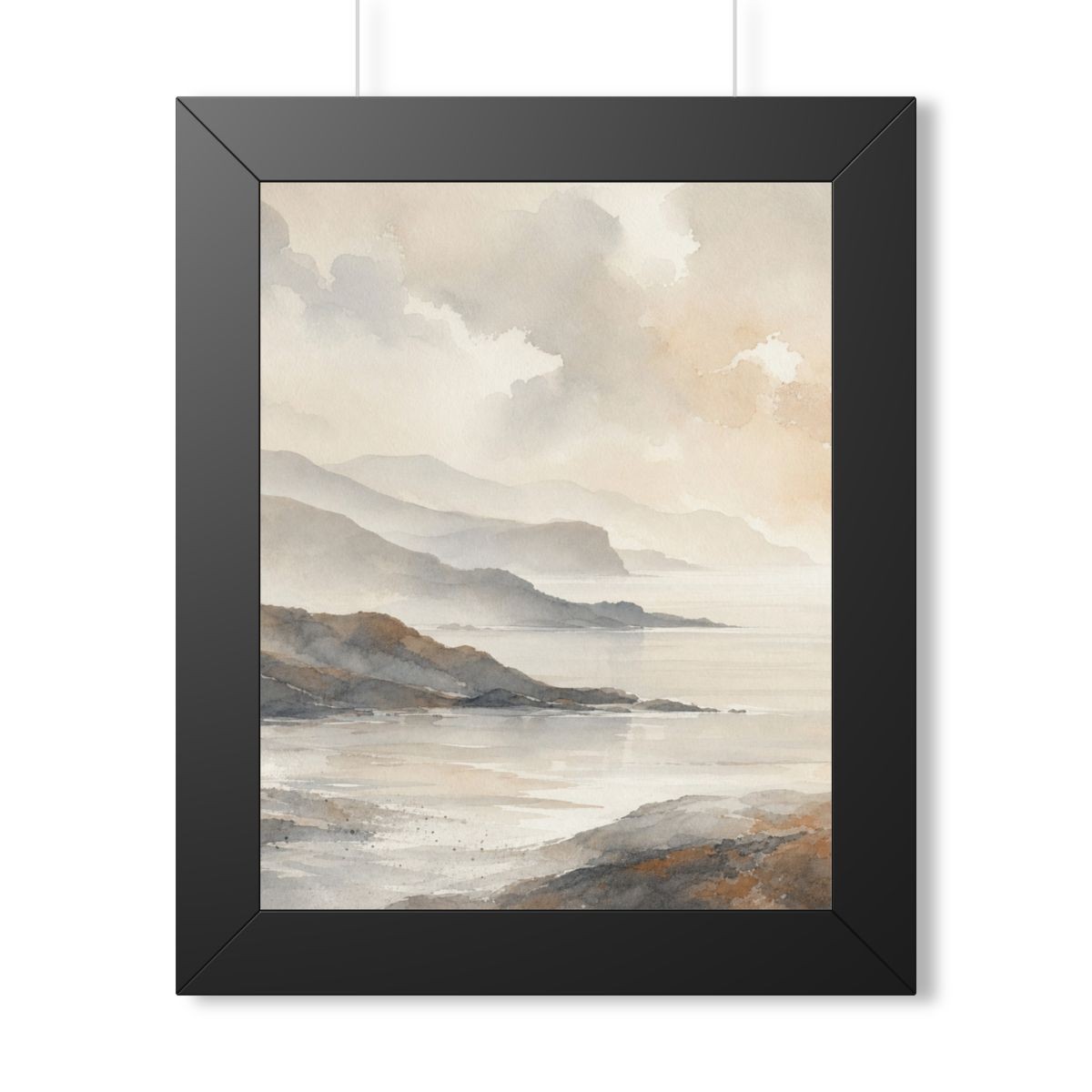 Morning Coast Framed Art Print