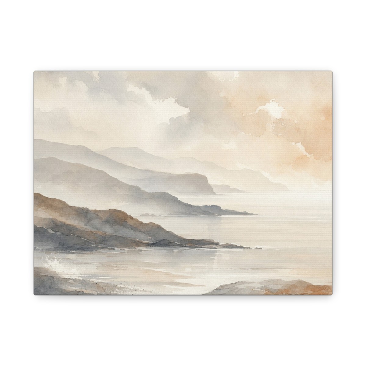 Morning Coast Gallery Canvas