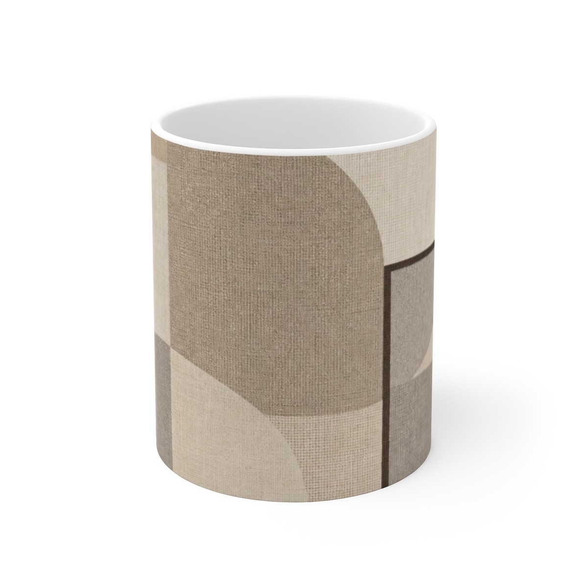 Sand Geometry Ceramic Mug