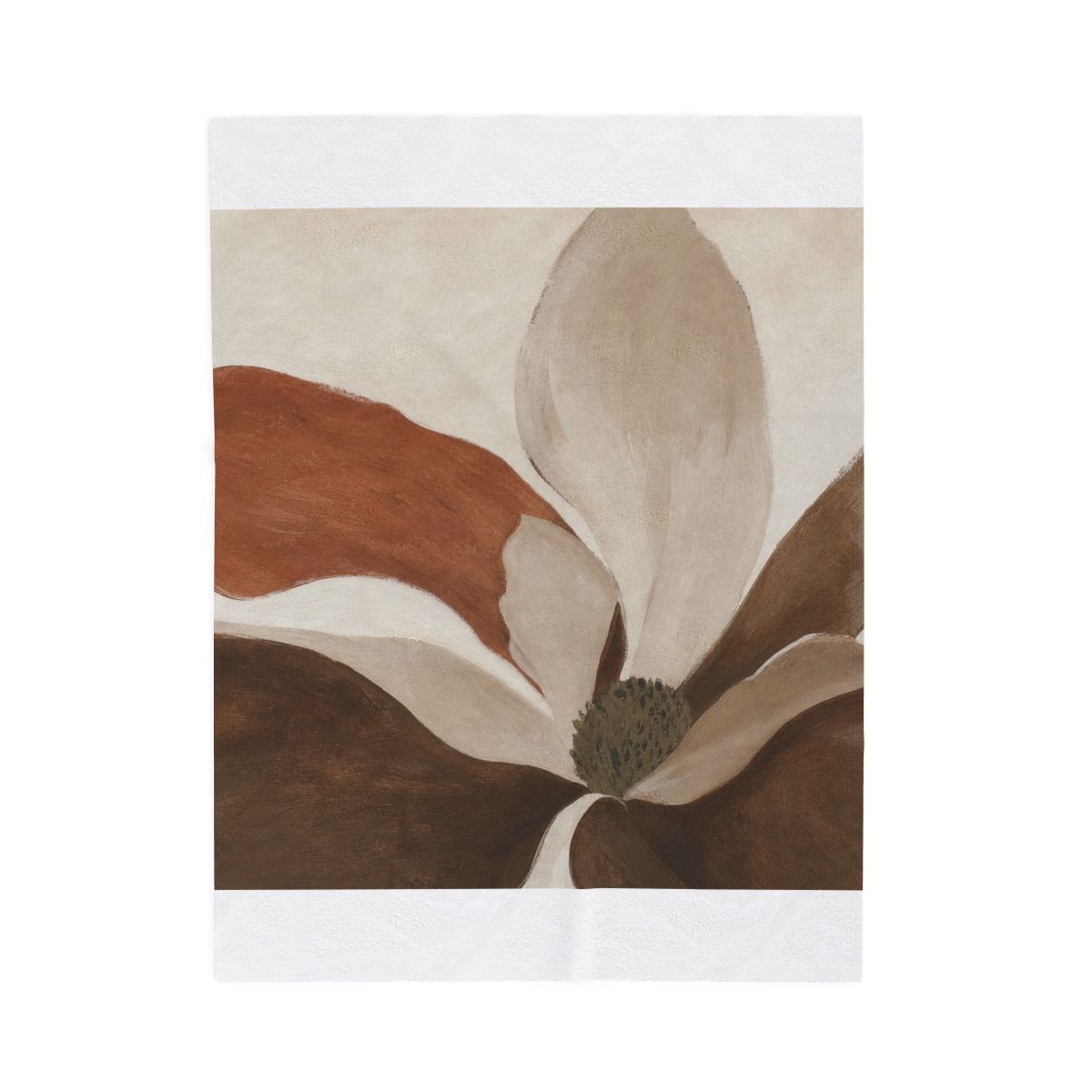 Walnut Bloom Plush Blanket