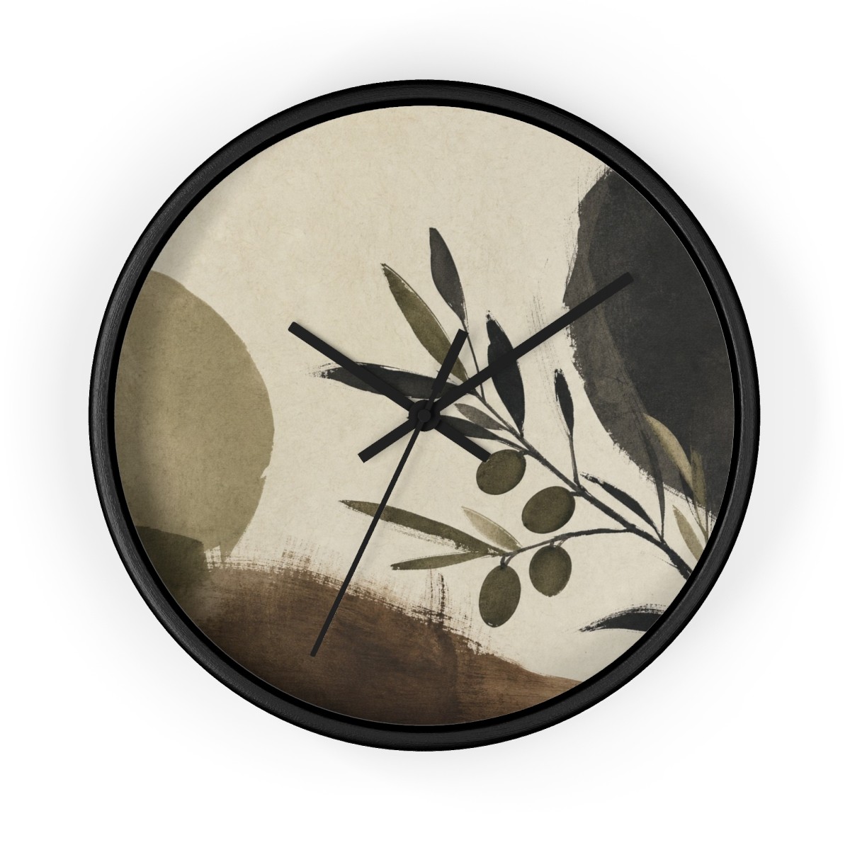 Olive Study Wall Clock