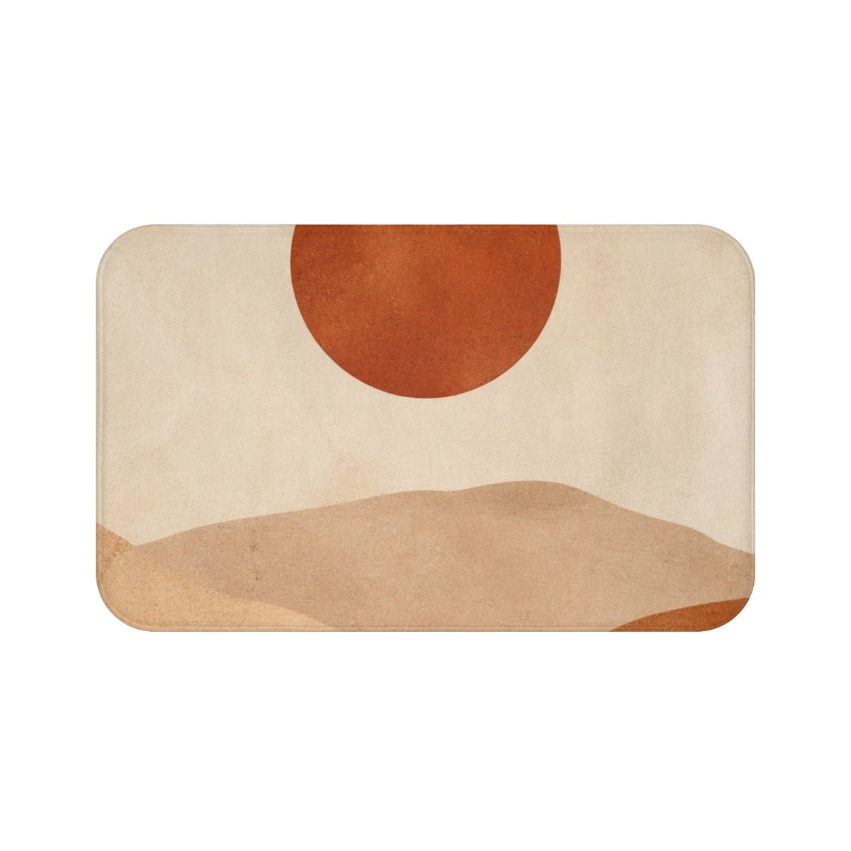 Terracotta Moon Bath Mat