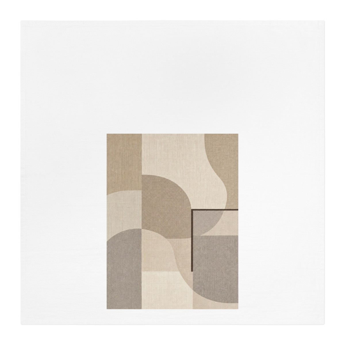 Sand Geometry Tea Towel