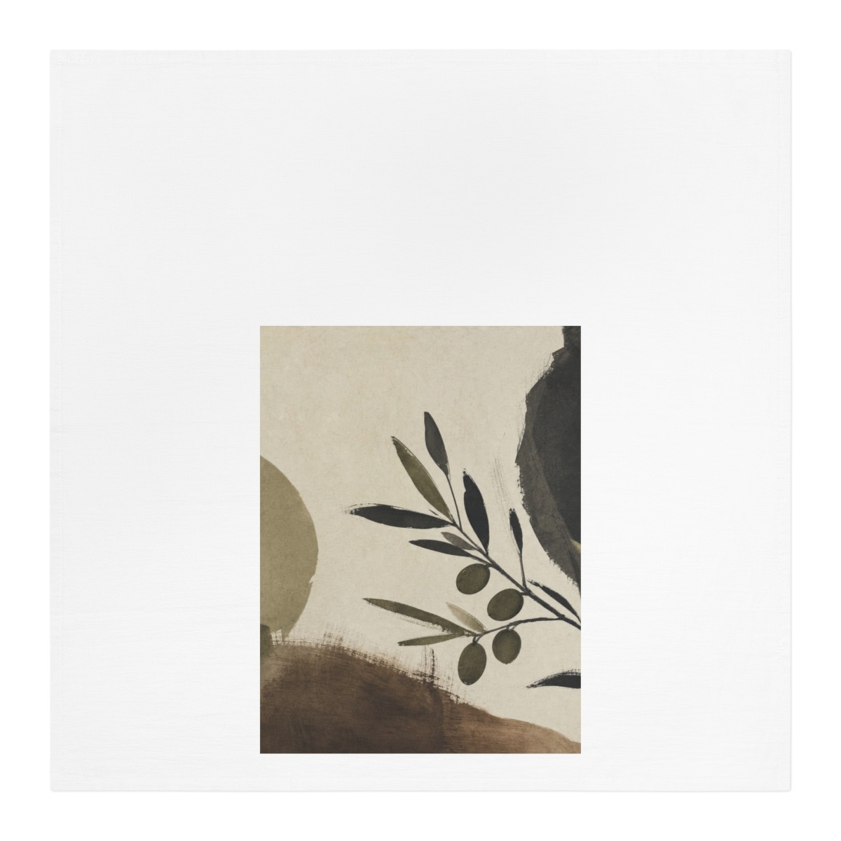 Olive Study Tea Towel