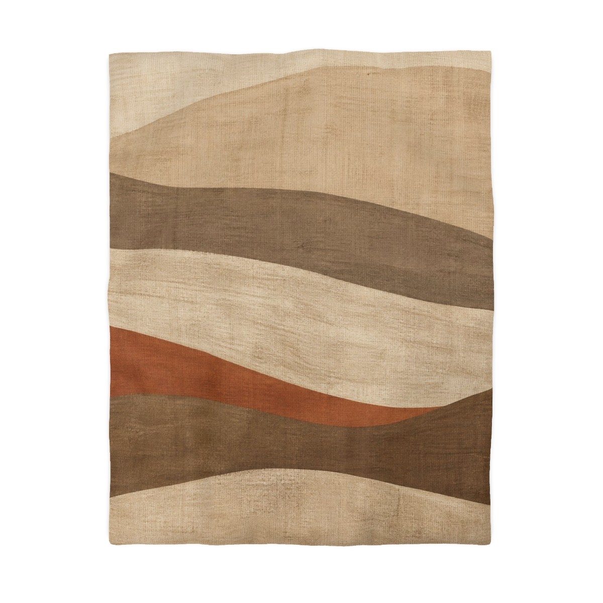 Dune Rhythm Microfiber Duvet Cover