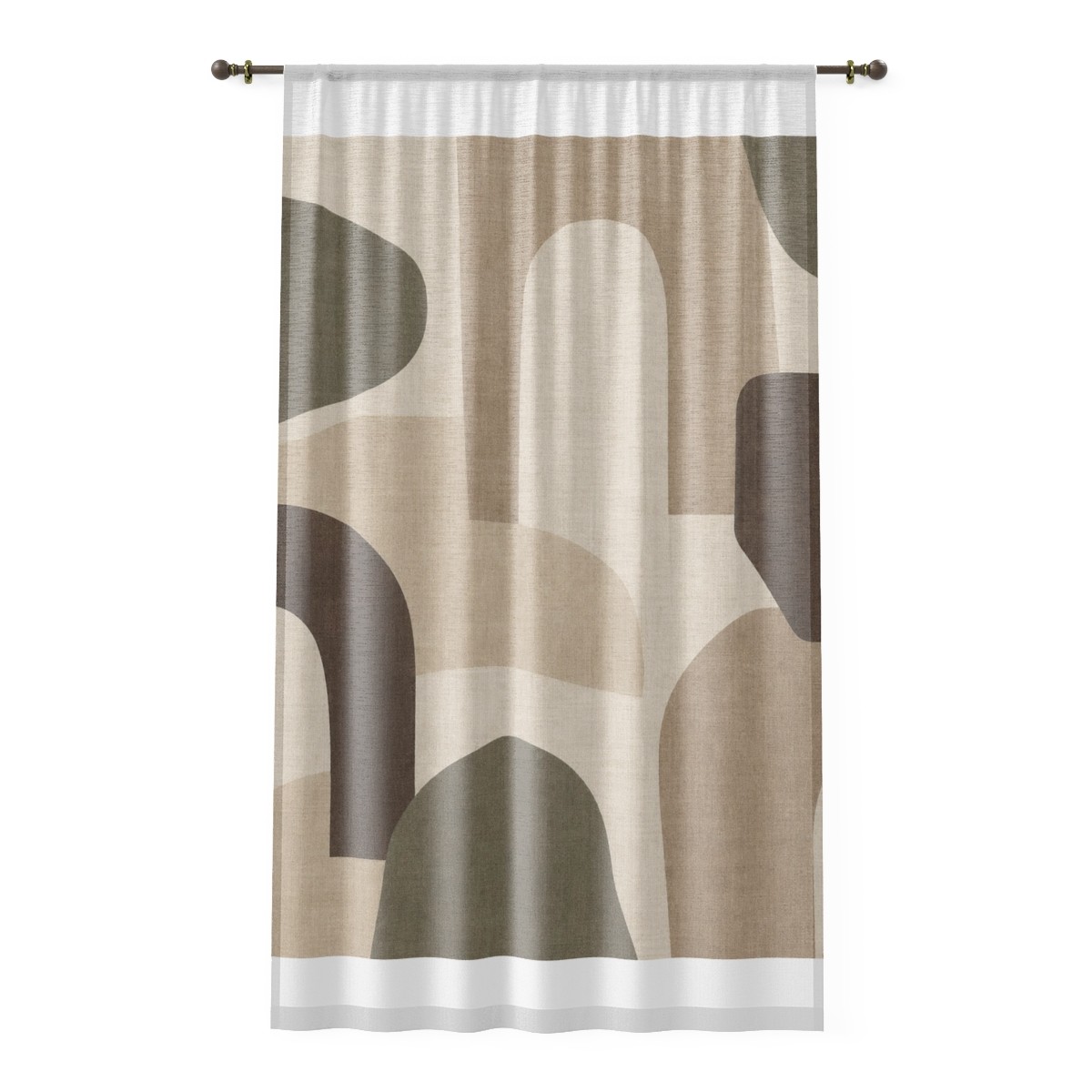 Quiet Arches Window Curtain, view 1