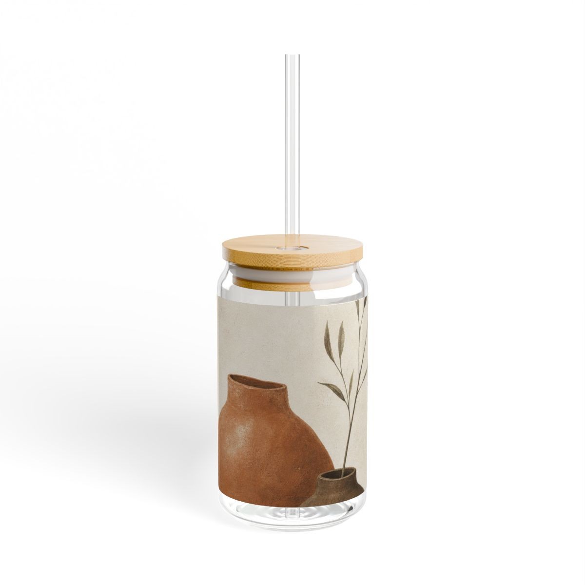 Clay Vessel Sipper Glass