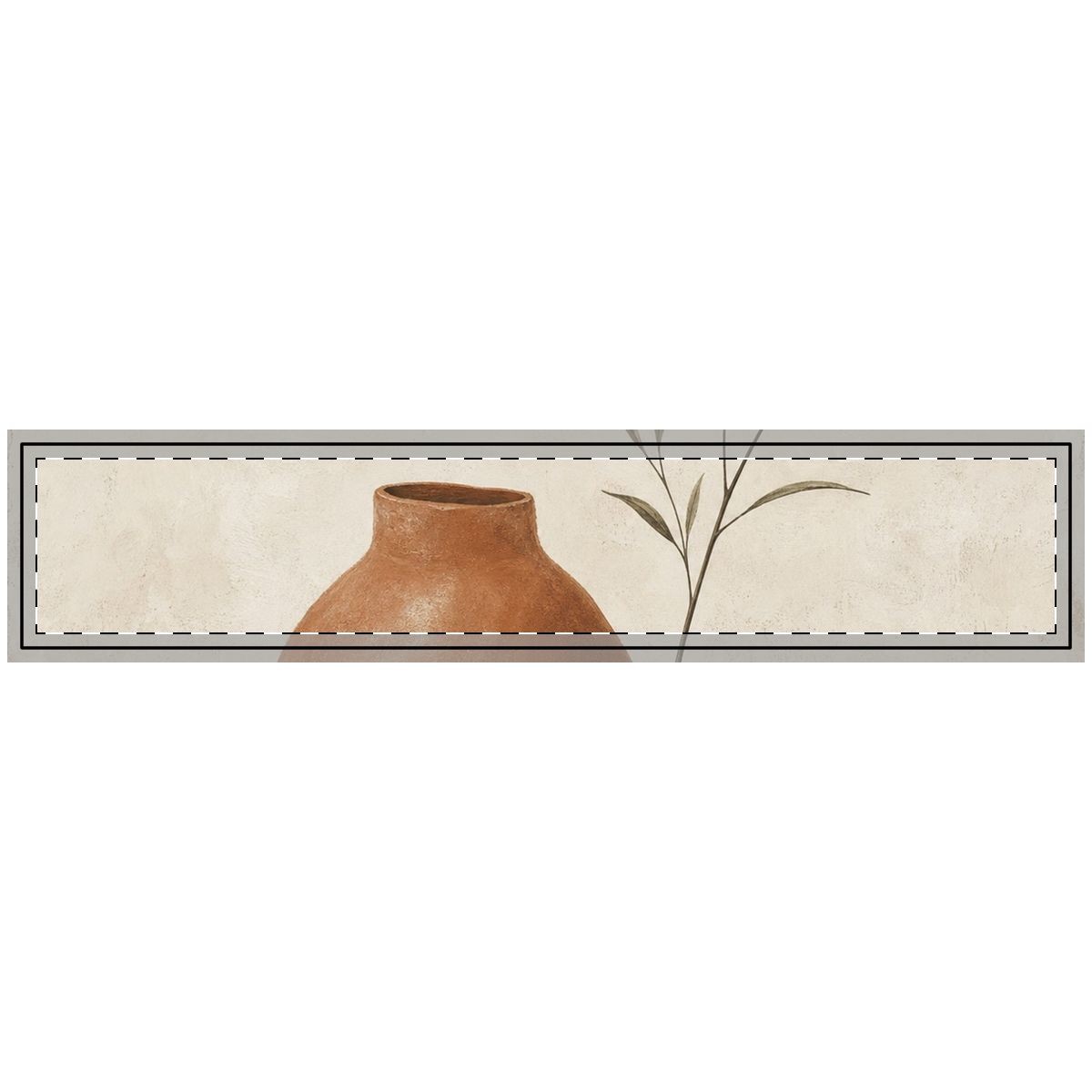 Clay Vessel Quilted Table Runner