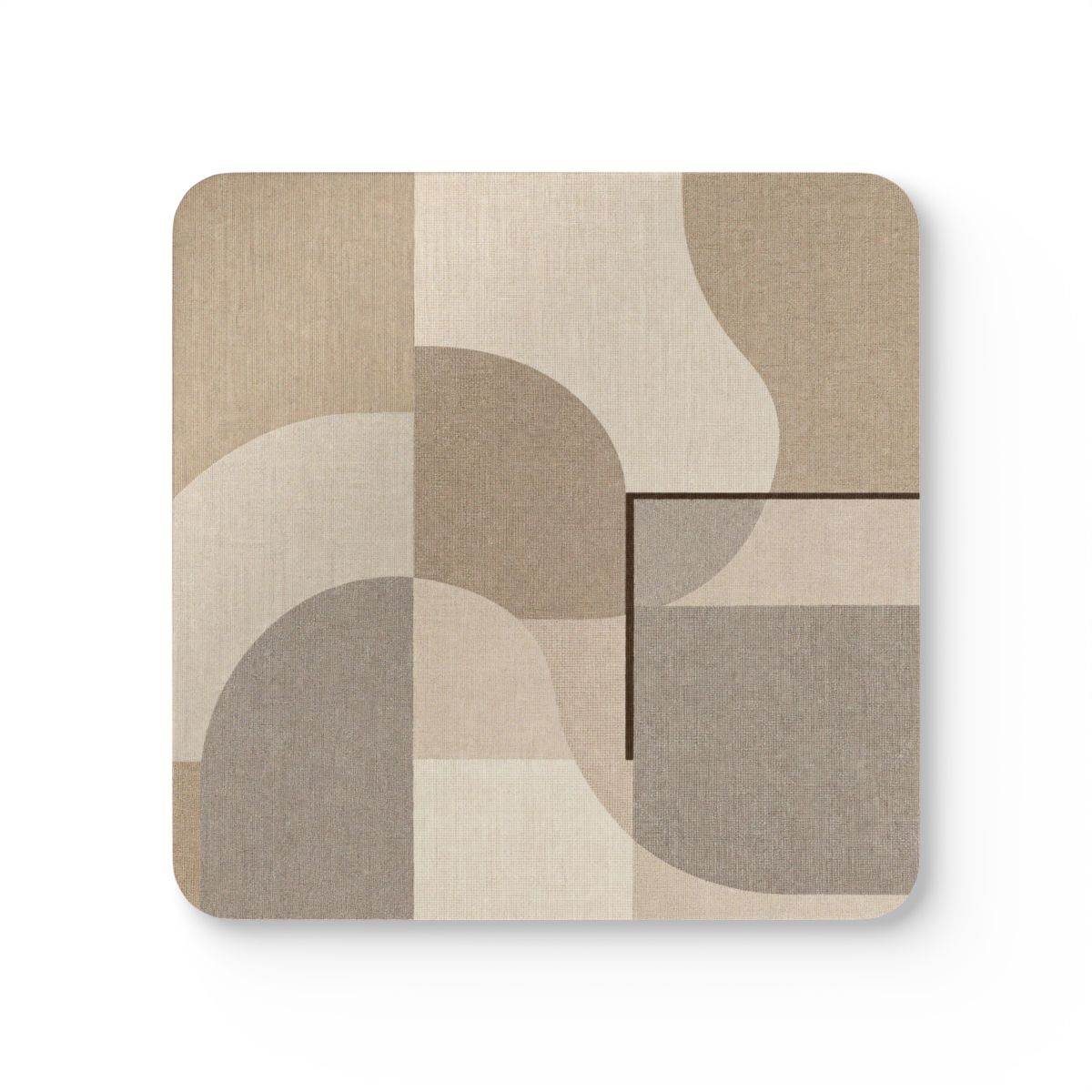 Sand Geometry Hardboard Coaster Set