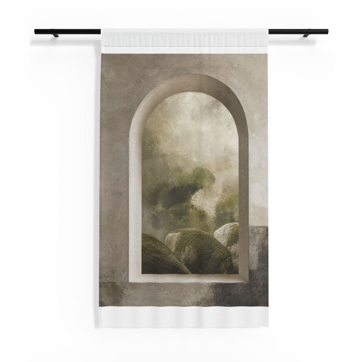 Moss Window Sheer Window Curtain