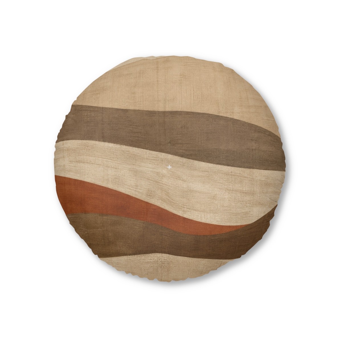 Dune Rhythm Round Tufted Floor Pillow, view 1