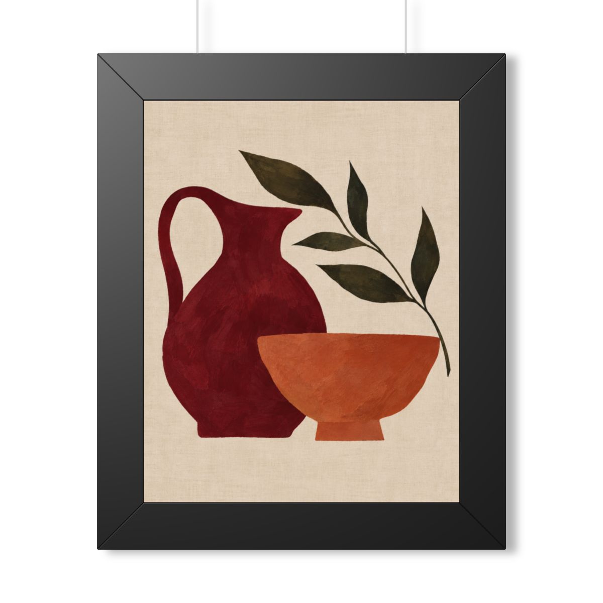 Bordeaux Still Life Framed Art Print