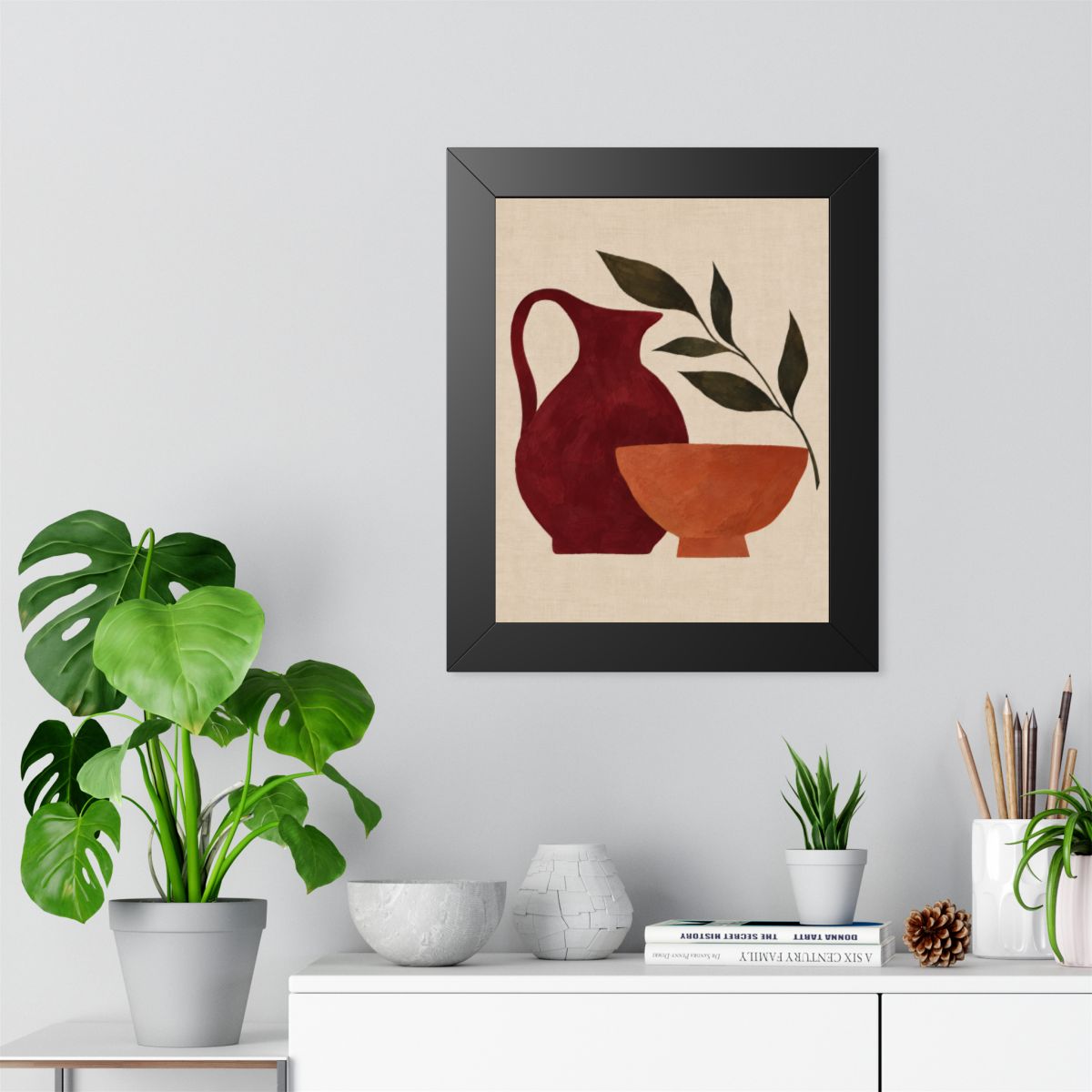 Bordeaux Still Life Framed Art Print, view 2