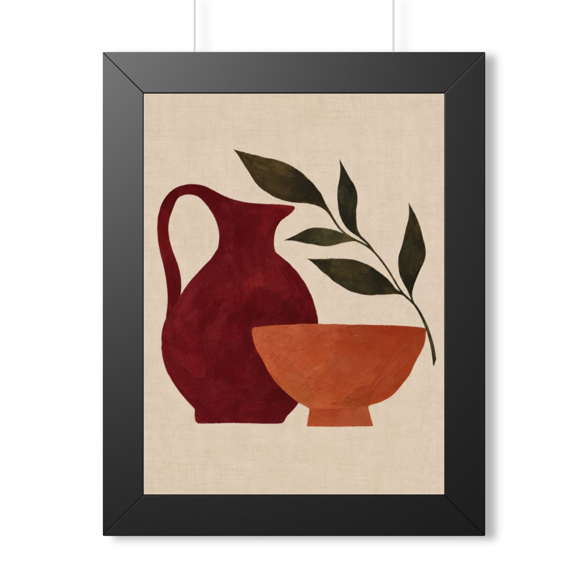 Bordeaux Still Life Framed Art Print, view 3