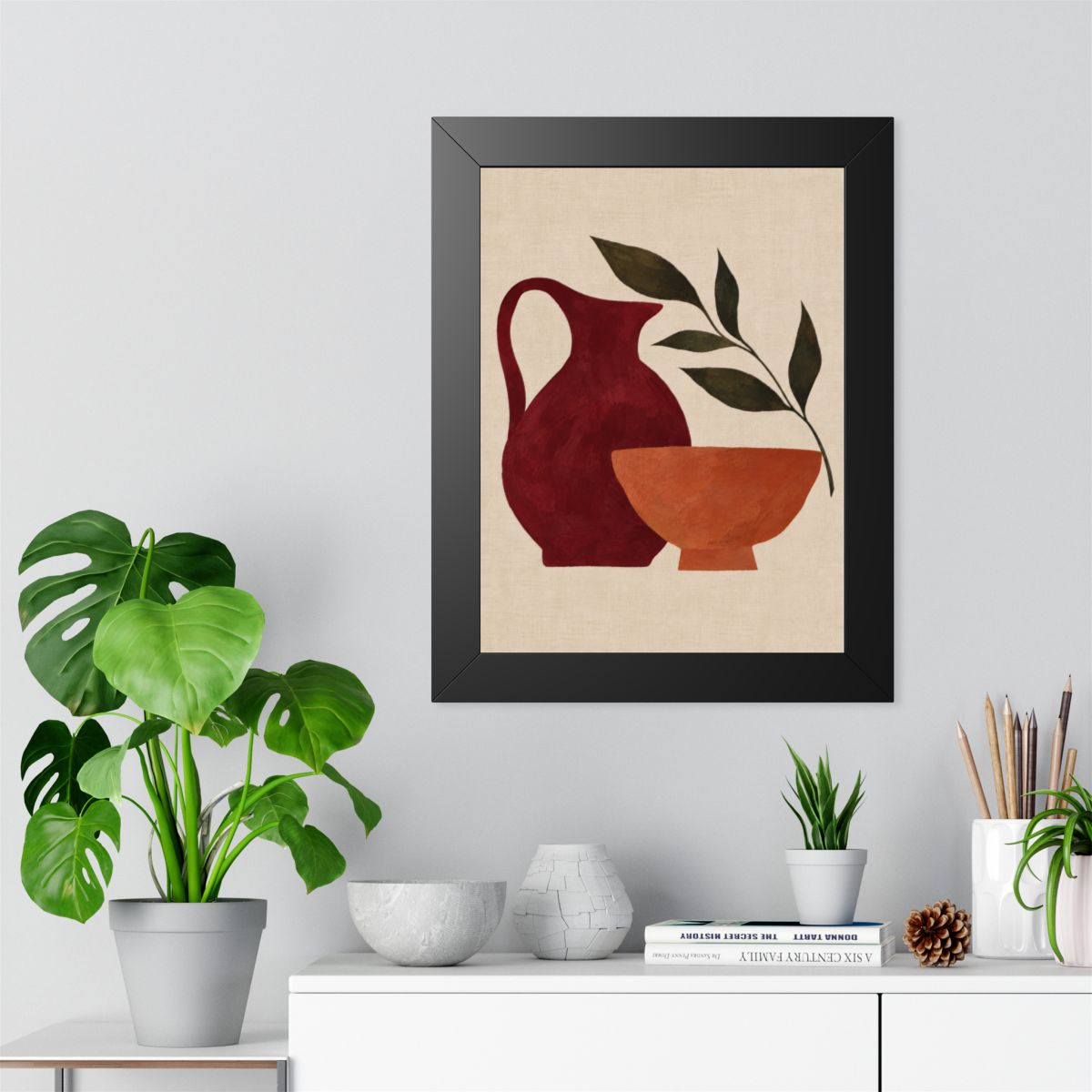 Bordeaux Still Life Framed Art Print, view 4