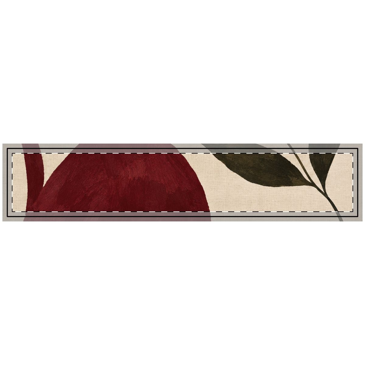 Bordeaux Still Life Quilted Table Runner