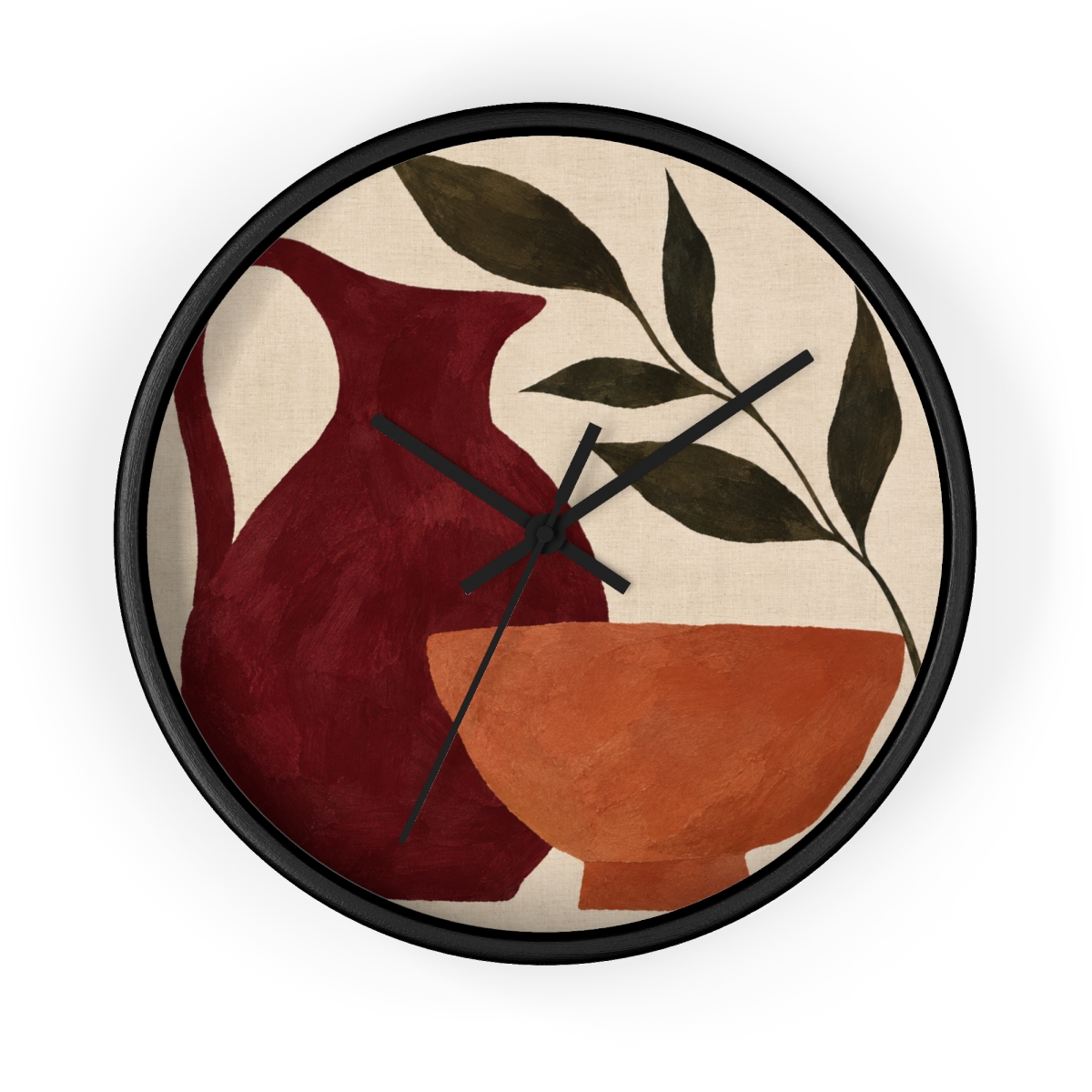Bordeaux Still Life Wall Clock