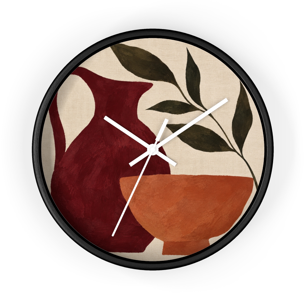 Bordeaux Still Life Wall Clock, view 4