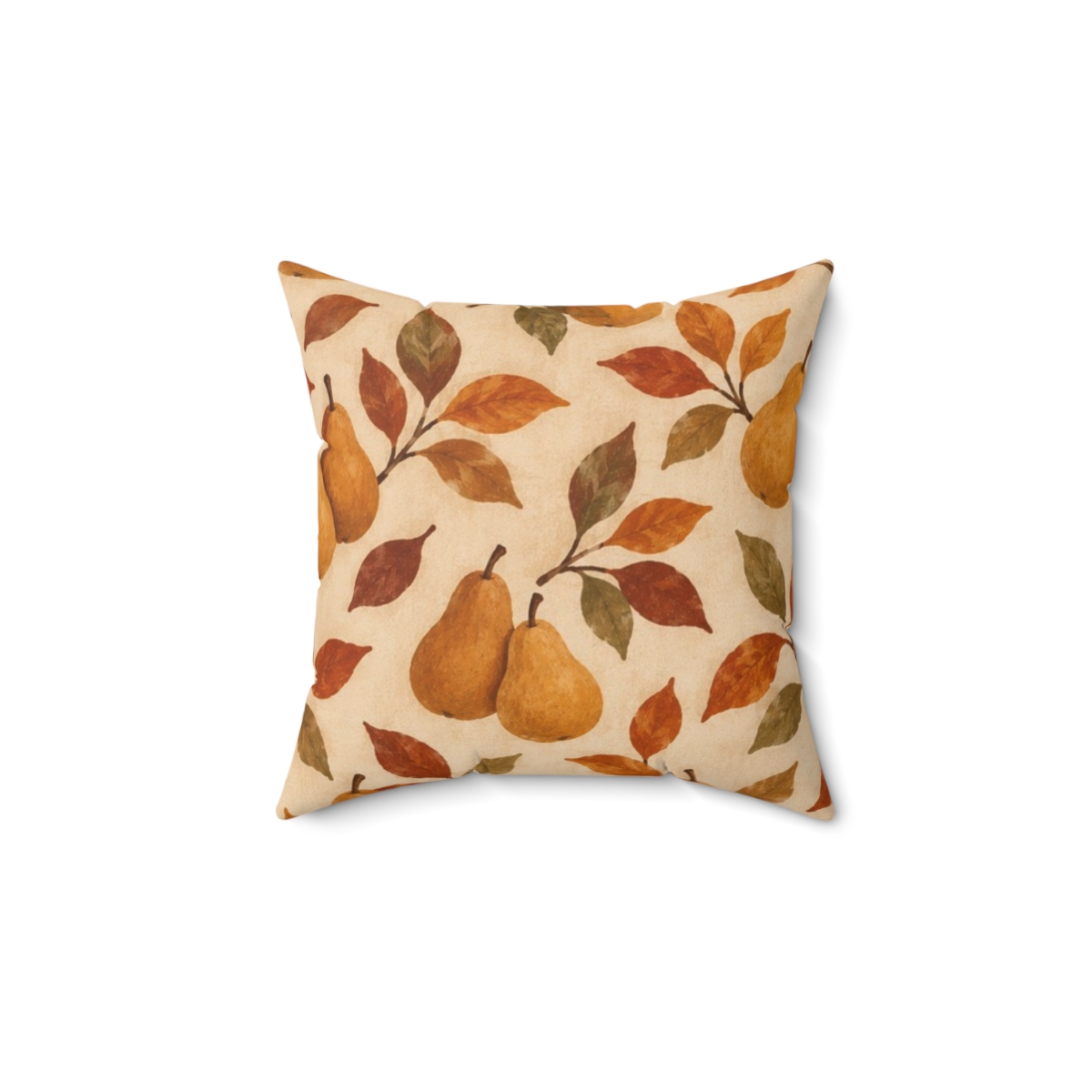 Copper Orchard Square Pillow