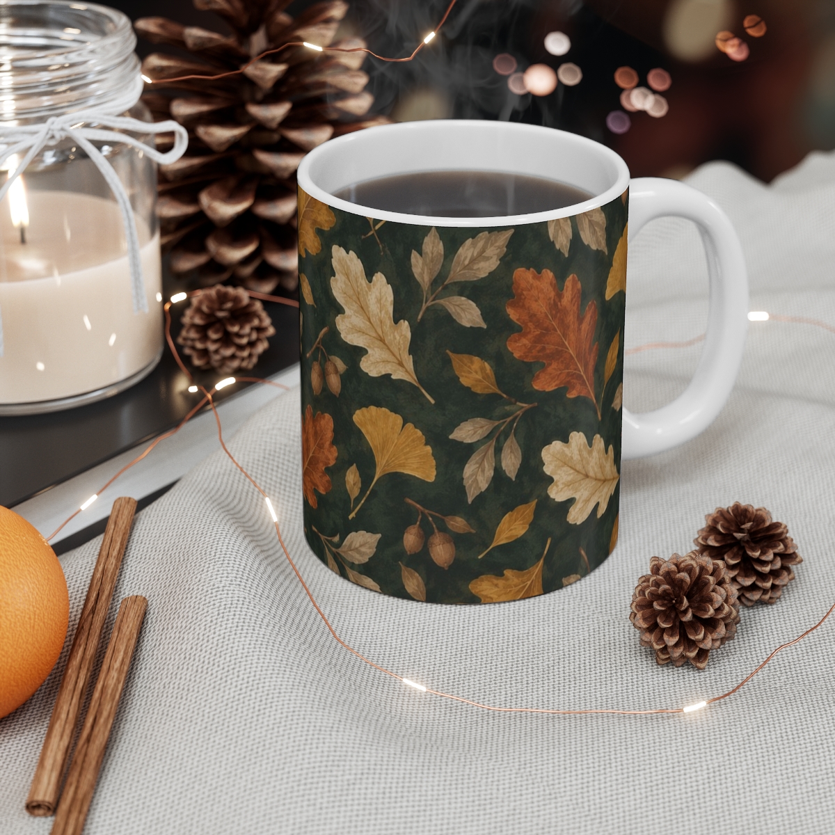 Woodland Dusk Ceramic Mug, view 4